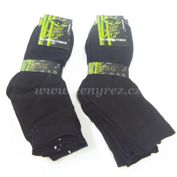 bambussocken schwarz Göße 40/43   5 er Pack